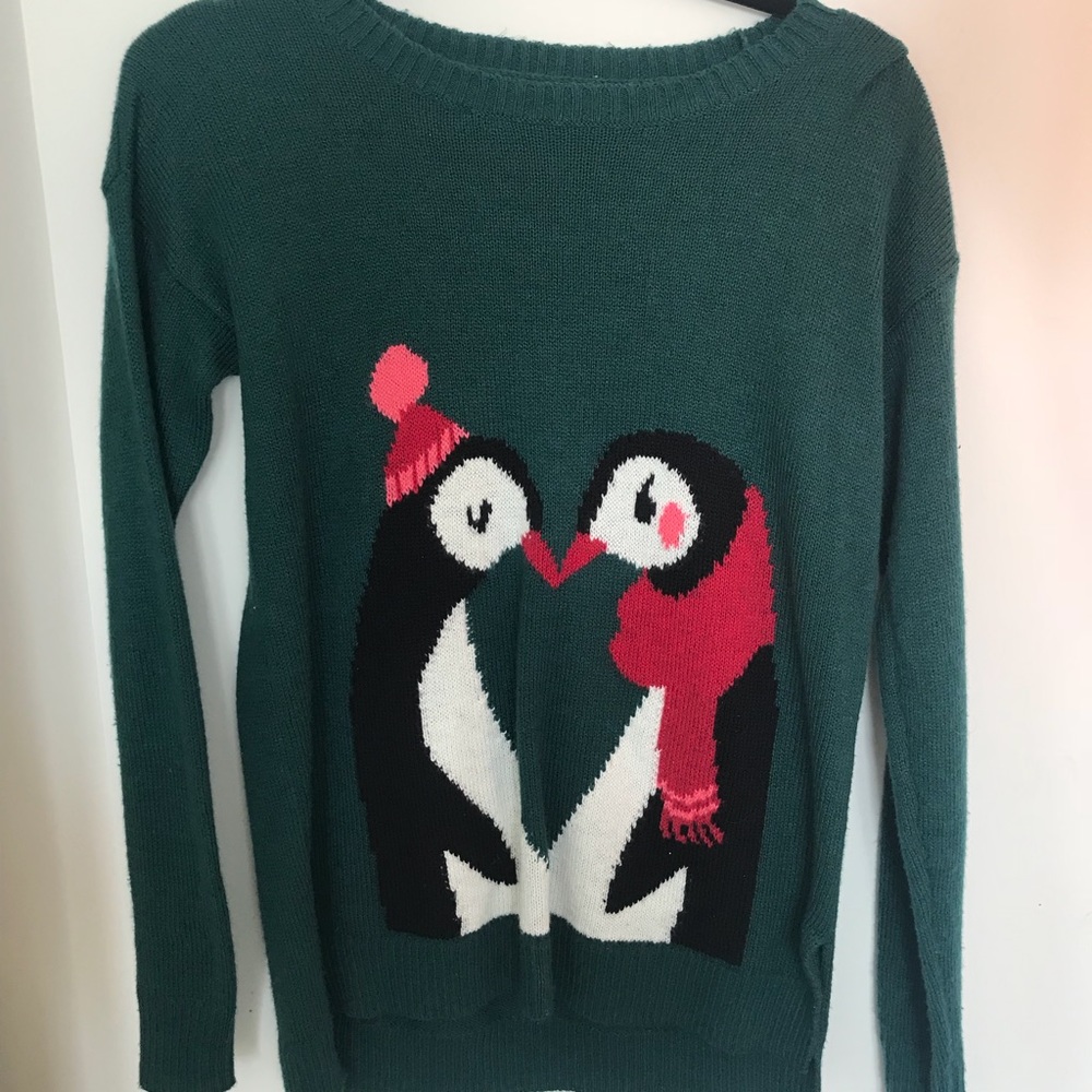 Green sweater